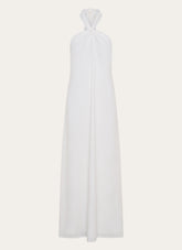 Golden Child Linen Maxi Dress - White